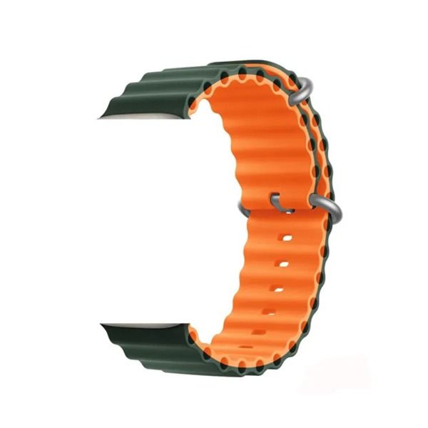 Watch Band Ocean 49mm | Green / Orange