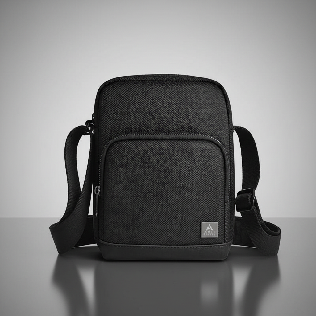 Asli Global Hali Crossbody Travel Bag | Black