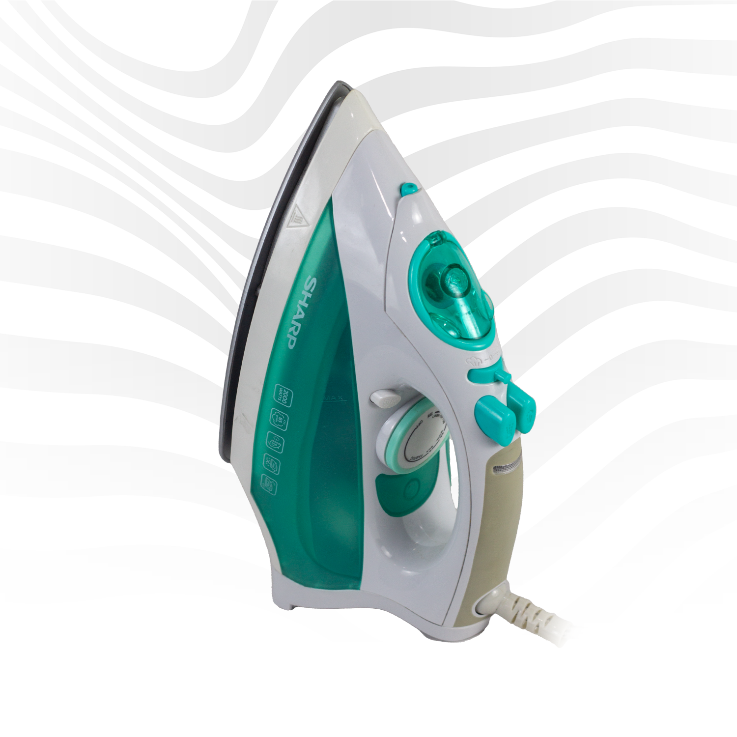 كاوية بخار شارب 2000 وات (EI-SH21-T3) | أخضر تركواز