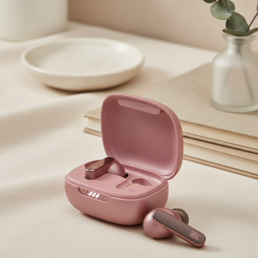JBL Live Pro 2 True Wireless Noise Cancelling Earbuds | Rose