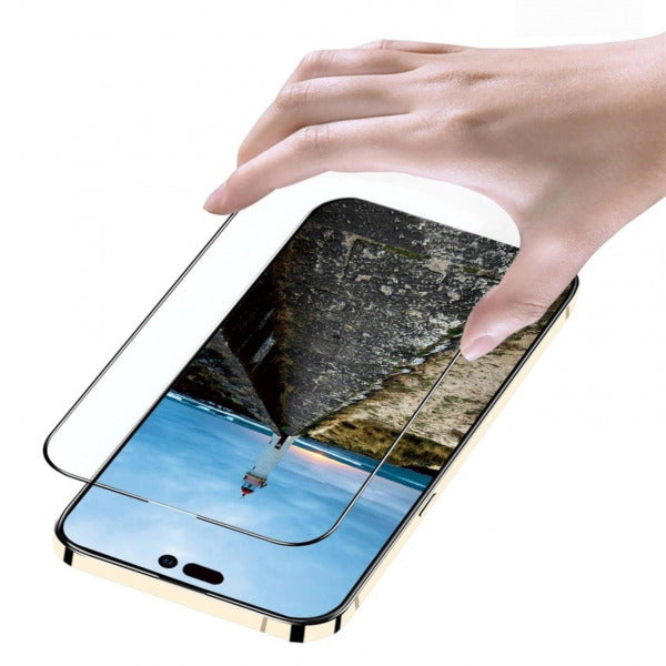 كڤر حماية شاشة 2.5D زجاجي لهاتف iPhone 14 Pro بتقنية كورنينج غوريلا من Anank