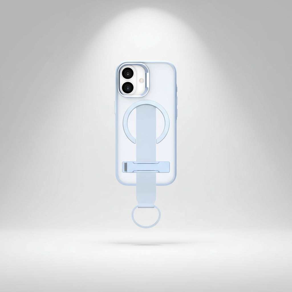 كفر حماية MagMatte Grip من LZEL لجهاز iPhone 17 | أزرق فاتح