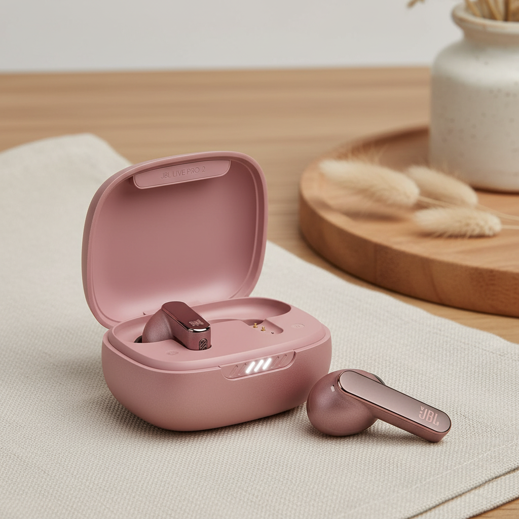 JBL Live Pro 2 True Wireless Noise Cancelling Earbuds | Rose