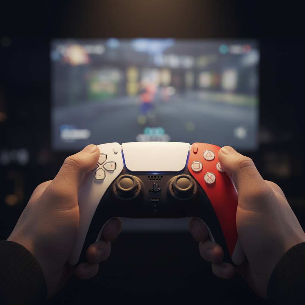 يد تحكم PlayStation 5 DualSense إصدار God of War الذكرى الـ20 المحدود