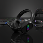 Colusi Gaming Stereo 3.5+USB Headphone RGB Light|Black