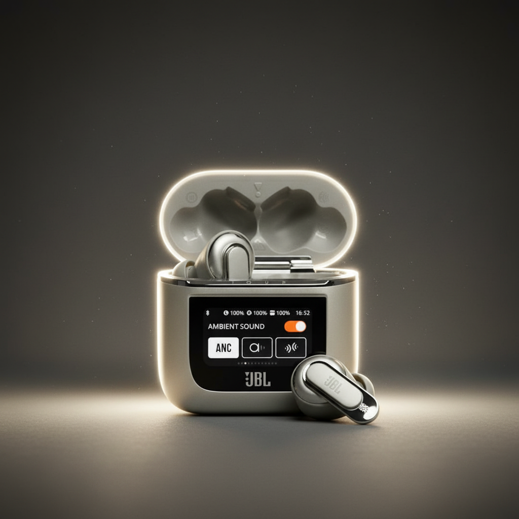 JBL Tour Pro 2 True Wireless Noise Cancelling Earbuds | Champagne