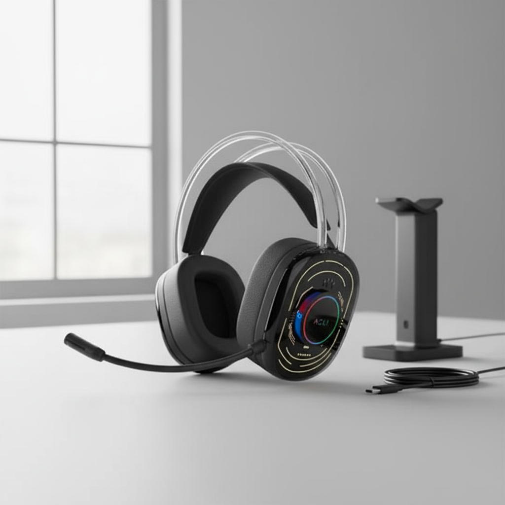 Asli Global EvoStrike G3 Over-Ear Wired Headphone | Black