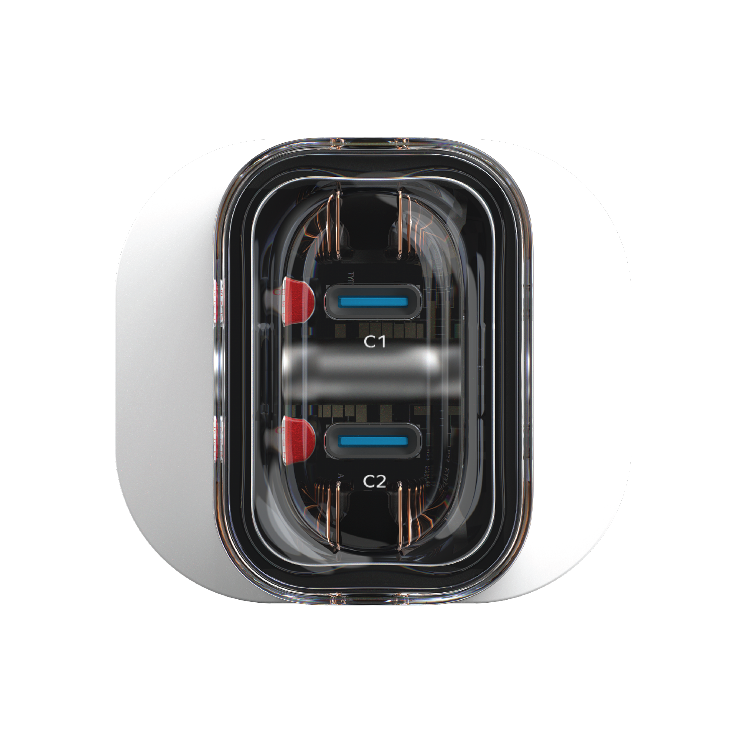 موماكس بطارية شحن متنقلة لاسلكية  1-Power Flow  مغناطيسي 10000 مللي أمبير