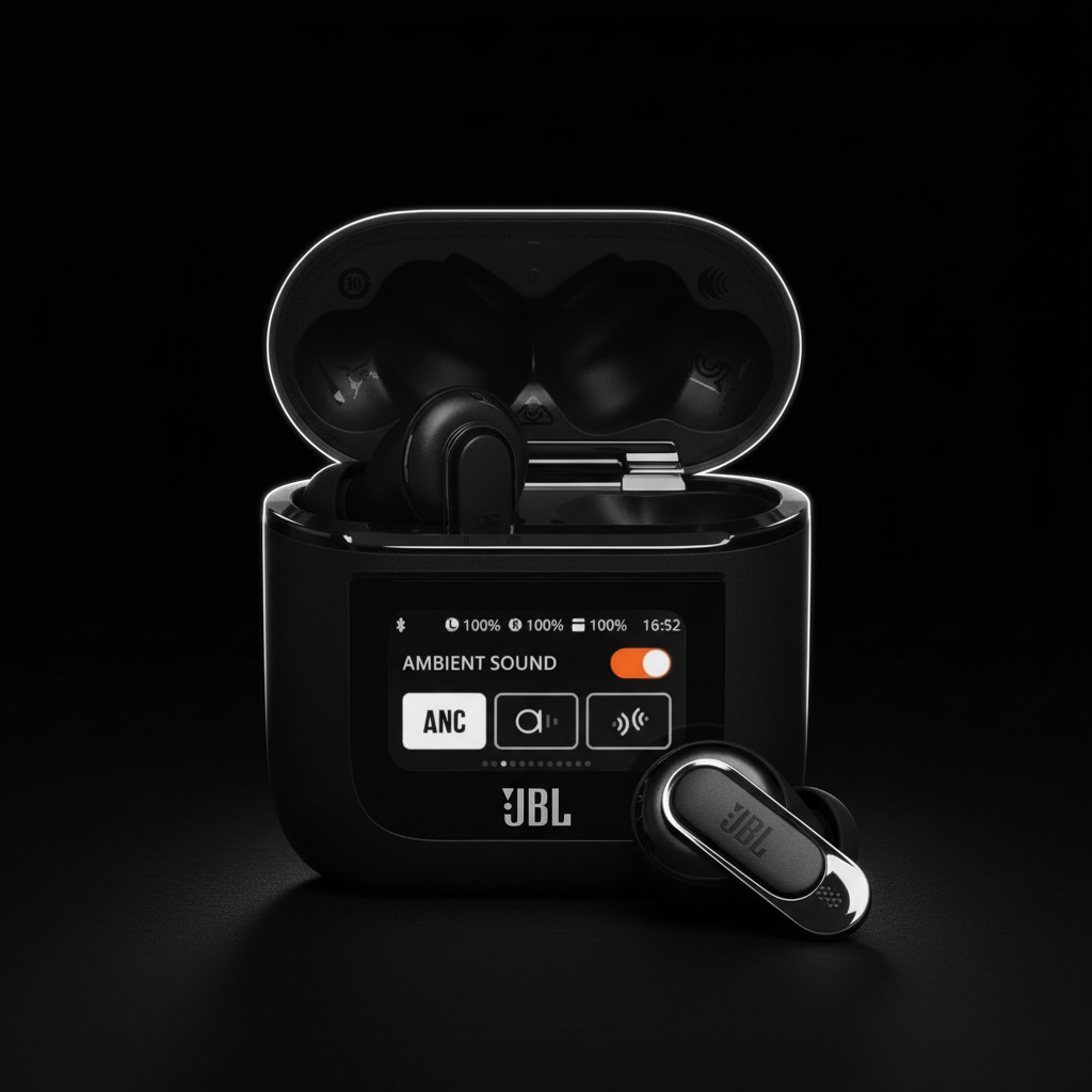 سماعات Tour Pro 2 True لاسلكية عازلة للضوضاء من JBL | أسود