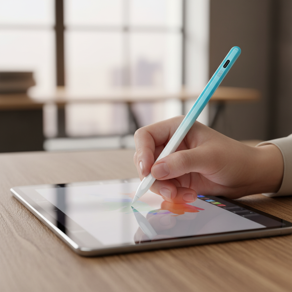LZEL Protouch Neo iPad Pencil With Palm Rejection | Blue / White