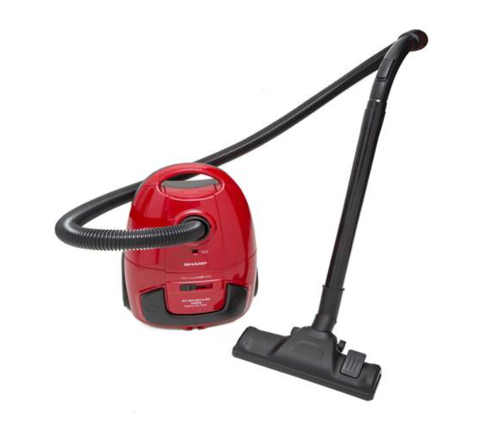 Sharp EC-BG1601A-RZ Bagged Vacuum Cleaner | 1600W, Red and Black