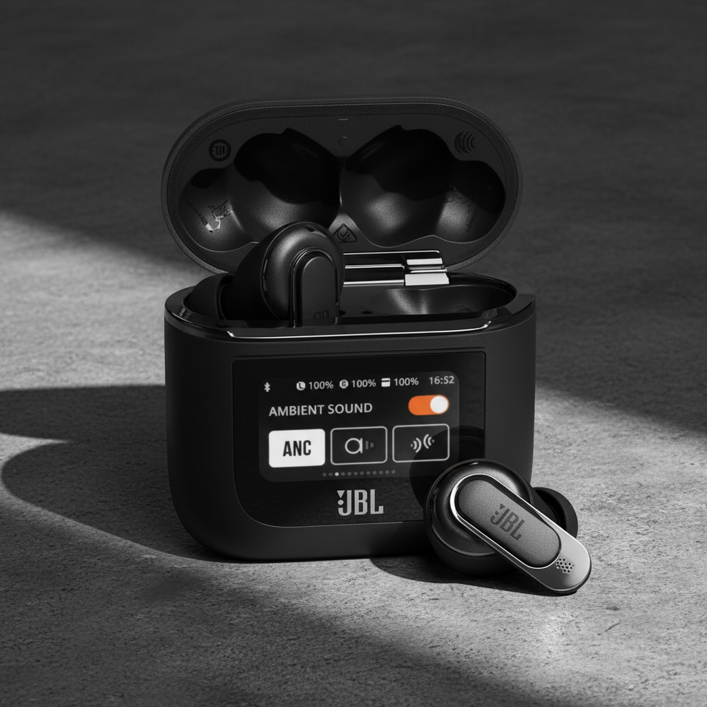 سماعات Tour Pro 2 True لاسلكية عازلة للضوضاء من JBL | أسود