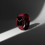 Apple Watch Series 7 GPS, 41mm Red Aluminium Case with Red Sport Band - Regular