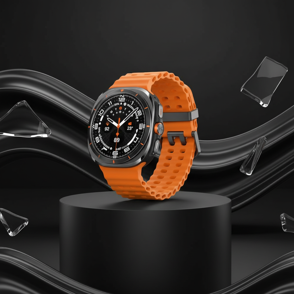 ساعة سامسونج جالكسي ووتش ألترا (2025) (LTE، 47 مم) | تيتانيوم رمادي