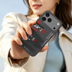 aslitec Geomag Coordinate Sophisticared Leather Magsafe Case With Coordinate Design Case For iPhone 18 Pro