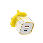 LZEL VoltCharge NanoCore – 30W GaN Transparent Wall Charger