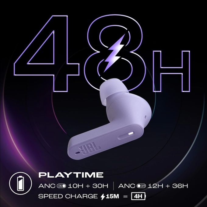 سماعات Tune Beam عازلة للضوضاء من JBL | بنفسجي