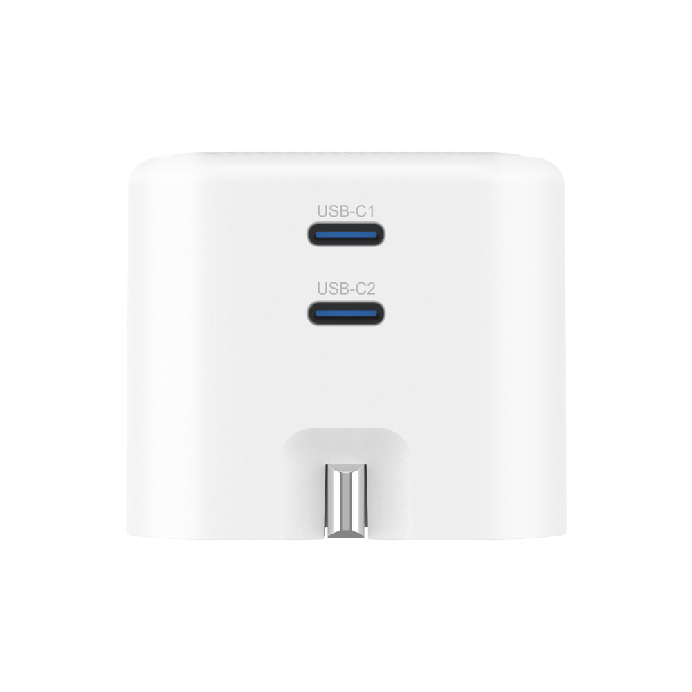 شاحن من Asli Powercore Dual GaN بقدرة 45 واط – منفذي USB-C
