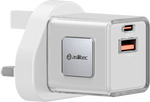 شاحن aslitec VoltiqueGaN بقدرة 35 واط – شاحن GaN فاخر بمنفذي USB-A و USB-C