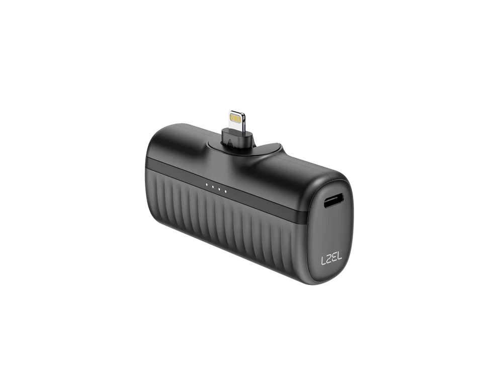 LZEL PrimeBrio Clip L5 Mini Power Bank – 5000mAh, 20W, Lightning