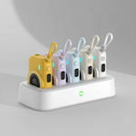 محطة الطاقة المحمولة PentaEnergia من ليزل 10,000 مللي أمبير × 5 تدعم الشحن اللاسلكي مع كيبل مدمج|أبيض