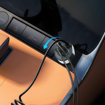 LZEL PulseCharge Pro3 50W Dual Port - USB C PD & USB A - Car Charger with Built in Cables