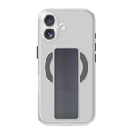 LZEL MagClear LeatherGrip Case for iPhone 17