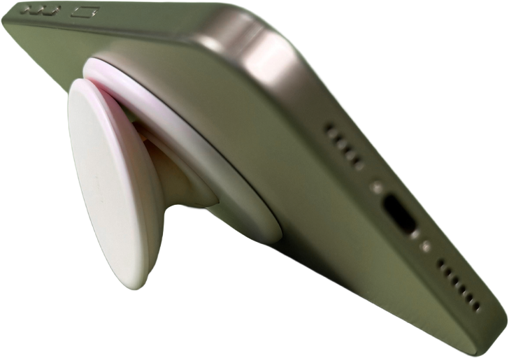LZEL GripLoop Pop Series – Magnetic Finger Pop Holder & Stand | Pink