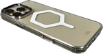 كڤر حماية بتصميم سداسي من ليزل لهاتف iPhone 16 Pro Max شفاف