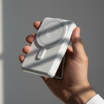 بطارية شحن متنقلة لاسلكية مغناطيسية من  أسلي جلوبال 5 في 1  10000 مللي أمبير  PD  | أبيض