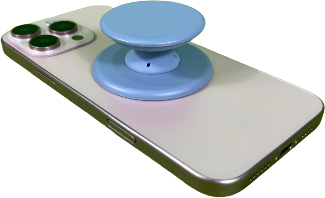 LZEL GripLoop Pop Series – Magnetic Finger Pop Holder & Stand | Riptide Blue