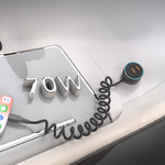 LZEL PulseCharge Pro 70W Multi-Port Car Charger with 7-Color LED Light