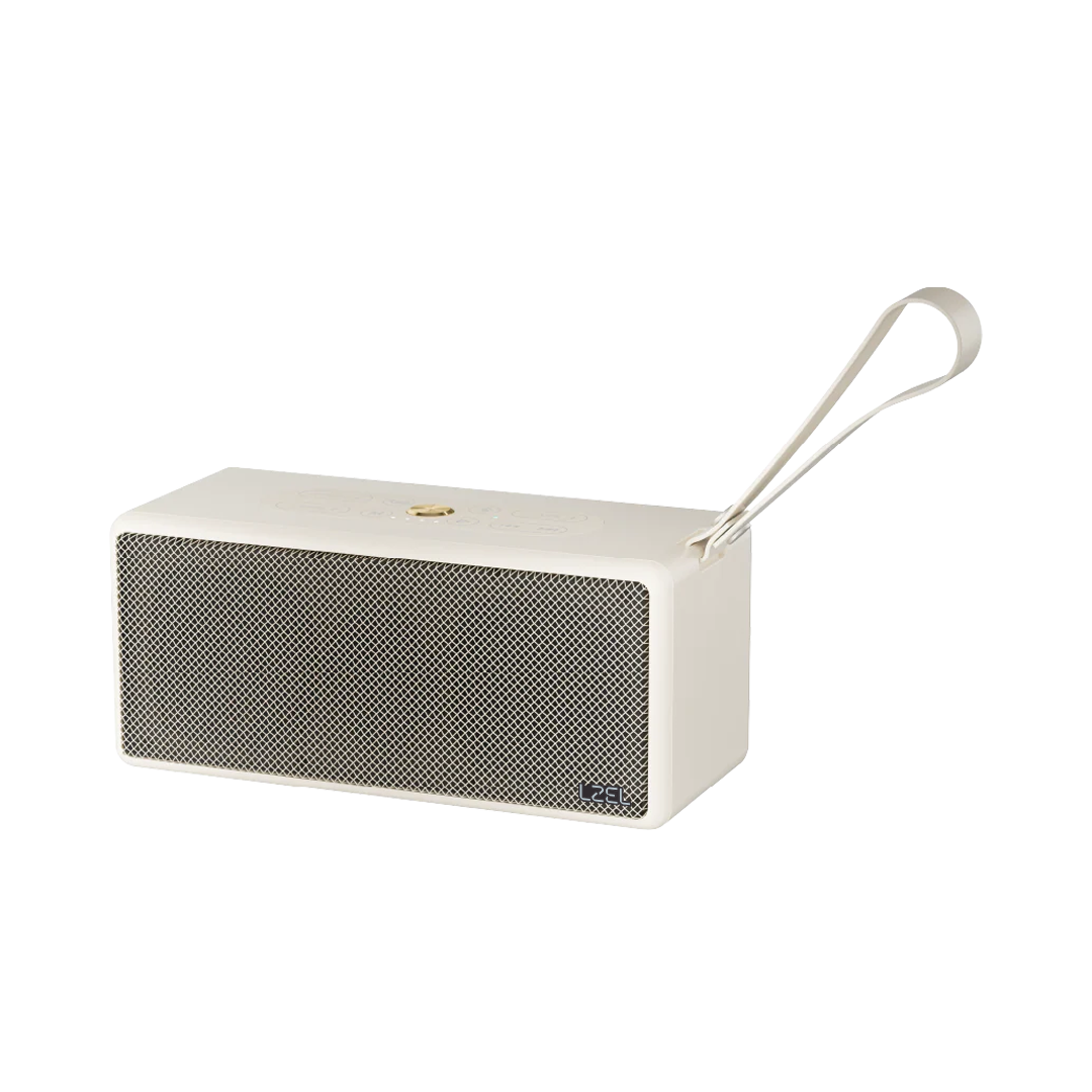 سماعة لاسلكية فاخرة Aquilasonus Xl بصوت عميق – بلوتوث 5.4 – دعم ميكروفون اختياري – بطارية 6000 مللي أمبير | بيج