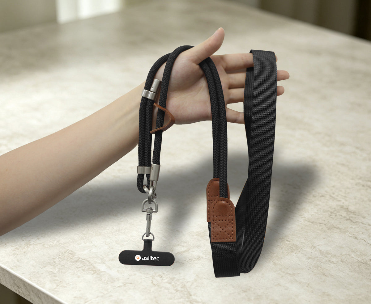 كروس بودي ستراب حبل تعليق هاتف aslitec URBANDLOOP Flex من النايلون الفاخر 