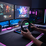 سماعة رأس للألعاب XIBERIA بمنفذ 3.5 مم