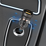 LZEL PulseCharge Mini Dual-Port Car Charger 35W – USB-C PD & USB-A QC3.0