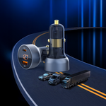 LZEL PulseCharge Elite 60W Dual-Port Car Charger – USB-C PD & PPS + USB-A