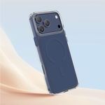 Asli Global Magtrox Neo Scratch-Resistant Transparent Magsafe Case For IPhone 17 Pro | Blue