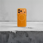 LZEL Regular Magsafe Ring Pattern Case For IPhone  17 Pro Max | Orange