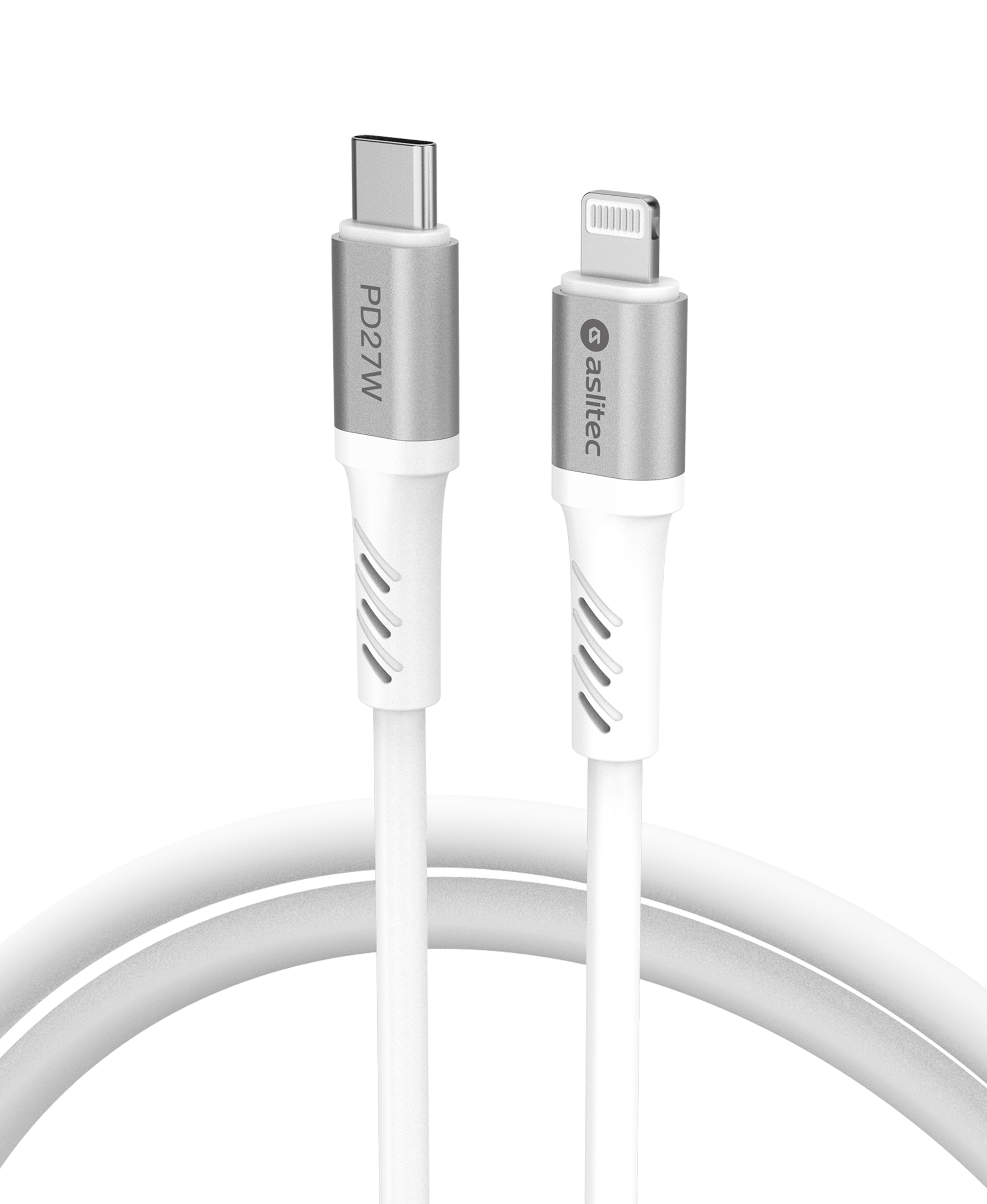 كيبل Aslitec GRAPHENEX SYNC للشحن السريع ونقل البيانات – USB-C إلى Lightning