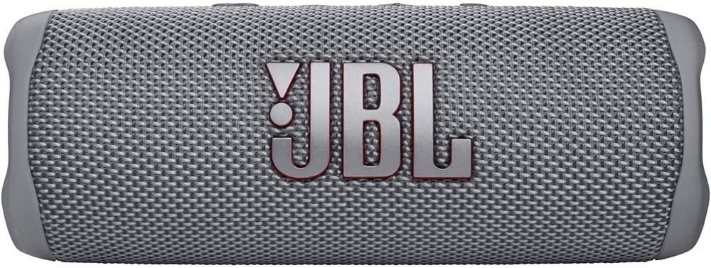 مكبر صوت بلوتوث Jbl Flip6 باللون الرمادي | JBLFLIP6GREYAM