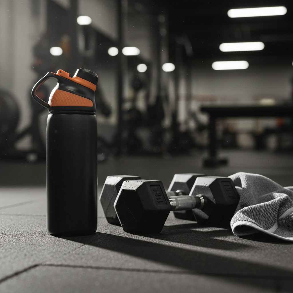 Asli Global 600ml Stainless Steel Metal Canteen for Travel Water Bottle | Black