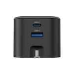 Asli  Global Powercore 45 Gan Dual Port Usb-A & Usb-C Fast Charger | Black