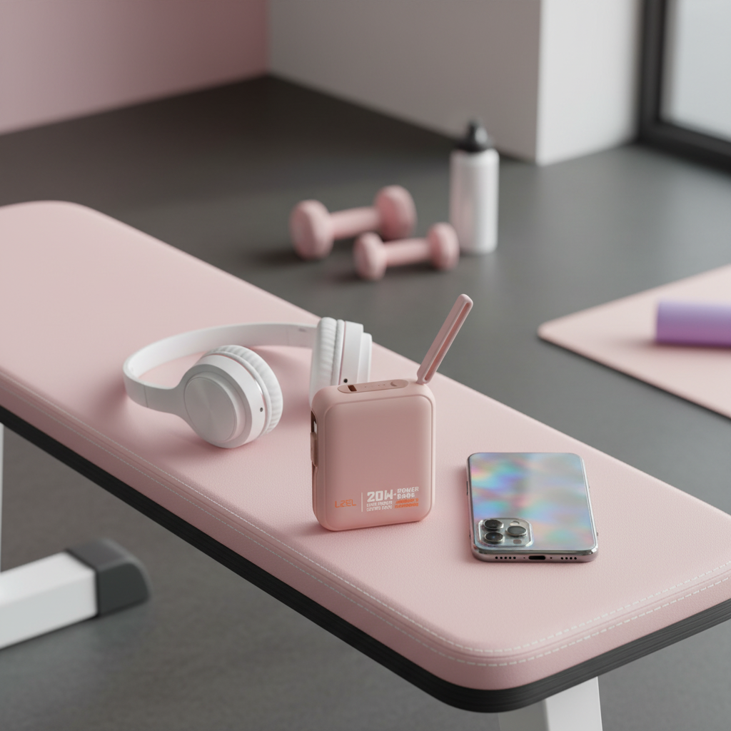 LZEL ZenoFlex Charge Mini 10000mAh PD Power Bank | Mocha