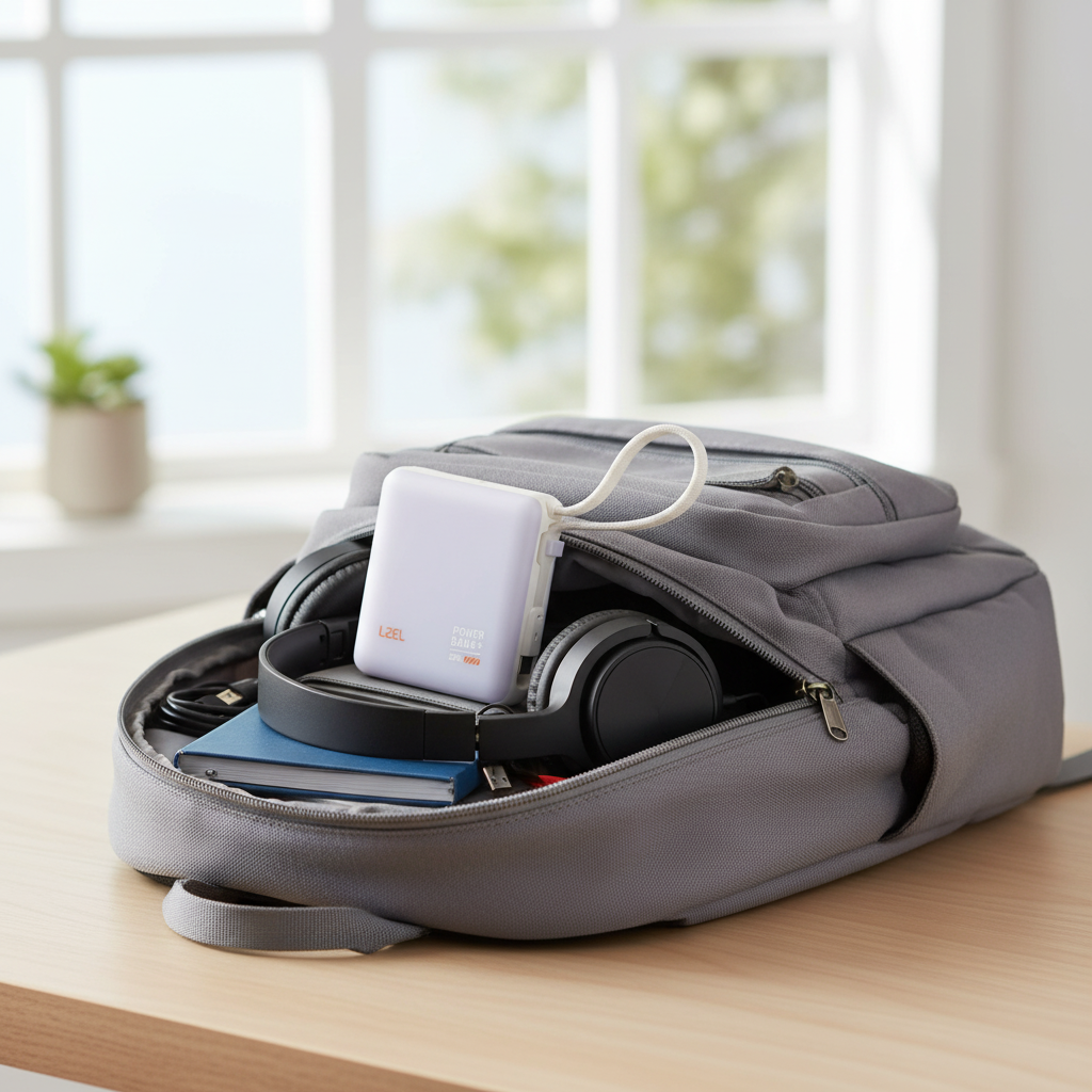 بطارية متنقلة ZenoFlex Volt Mini من ليزل بسعة 10000 مللي أمبير بتقنية الشحن السريع PD | بنفسجي