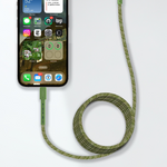 كيبل من LZEL USB-A إلى USB-C 2.0، متين، يتحمّل أكثر من 150,000 انحناء، سرعة نقل 480 ميجابت/ثانية، قدرة 5 فولت / 3 أمبير، بطول 1 متر | أخضر