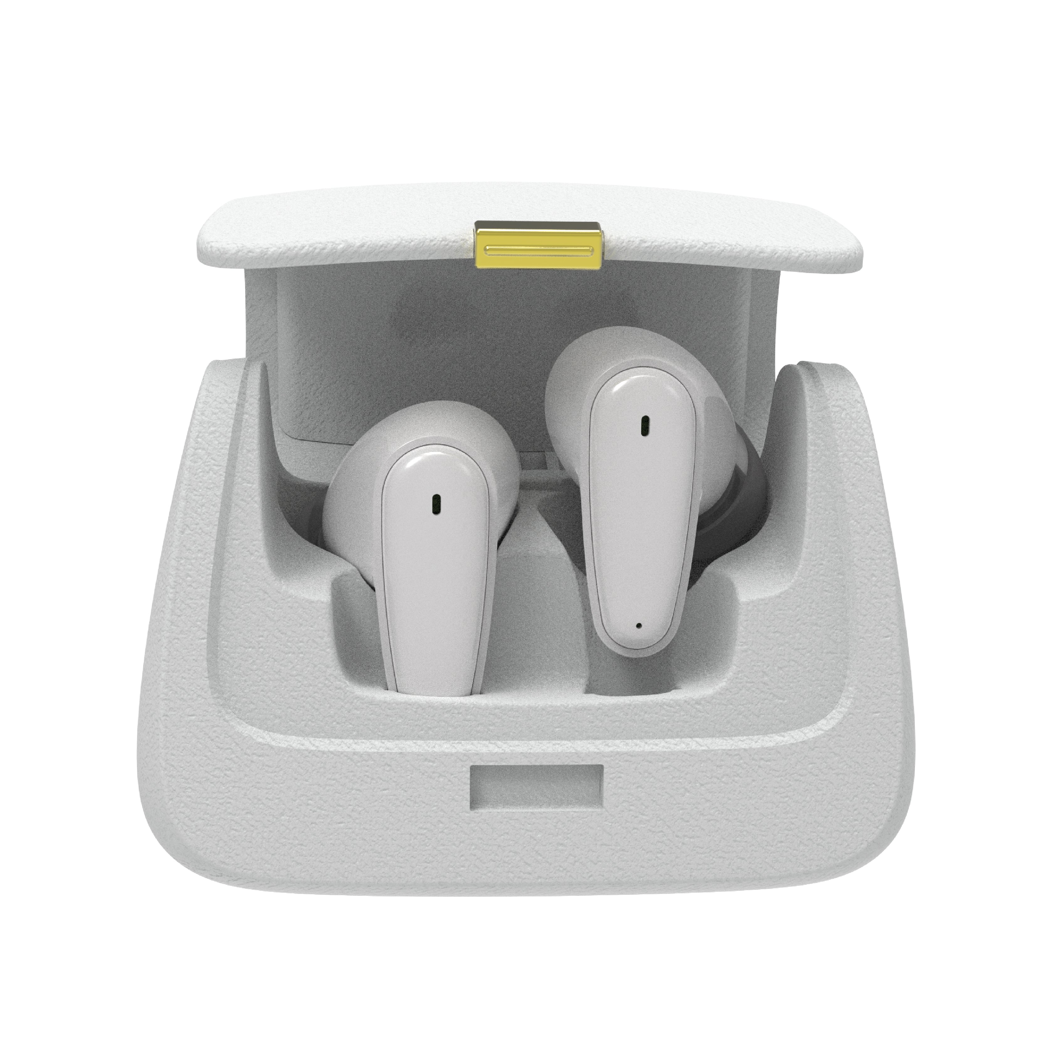 Asli Audiobag Echo Unique Handbag Styling TWS Bluetooth Earbuds White