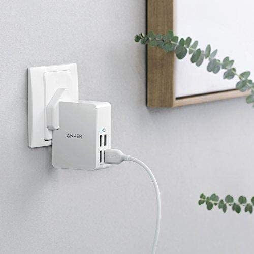 Anker PowerPort 4 Lite Wall Charger | White