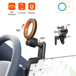 LZEL Mountmag Drive 360° Rotating Abs Car Monitor Holder Stable Mount For Tesla, Byd & Ev Cars