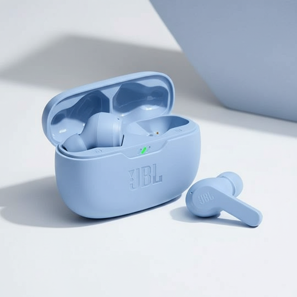 JBL Wave Beam Wireless Earbuds  | Blue